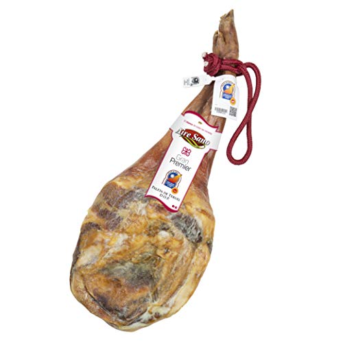 Airesano Gran Premier Paleta De Teruel Dop Semideshuesada - Curación de 9 a 11 meses - Alto Contenído en Proteínas, Sin Gluten y Sin Lactosa - 4.5kg - 5kg